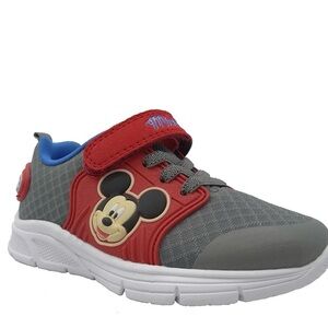 Mickey Mouse Toddler Shoes - Red and Gray - Size: 7